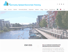Tablet Screenshot of hammarbysjostad.se